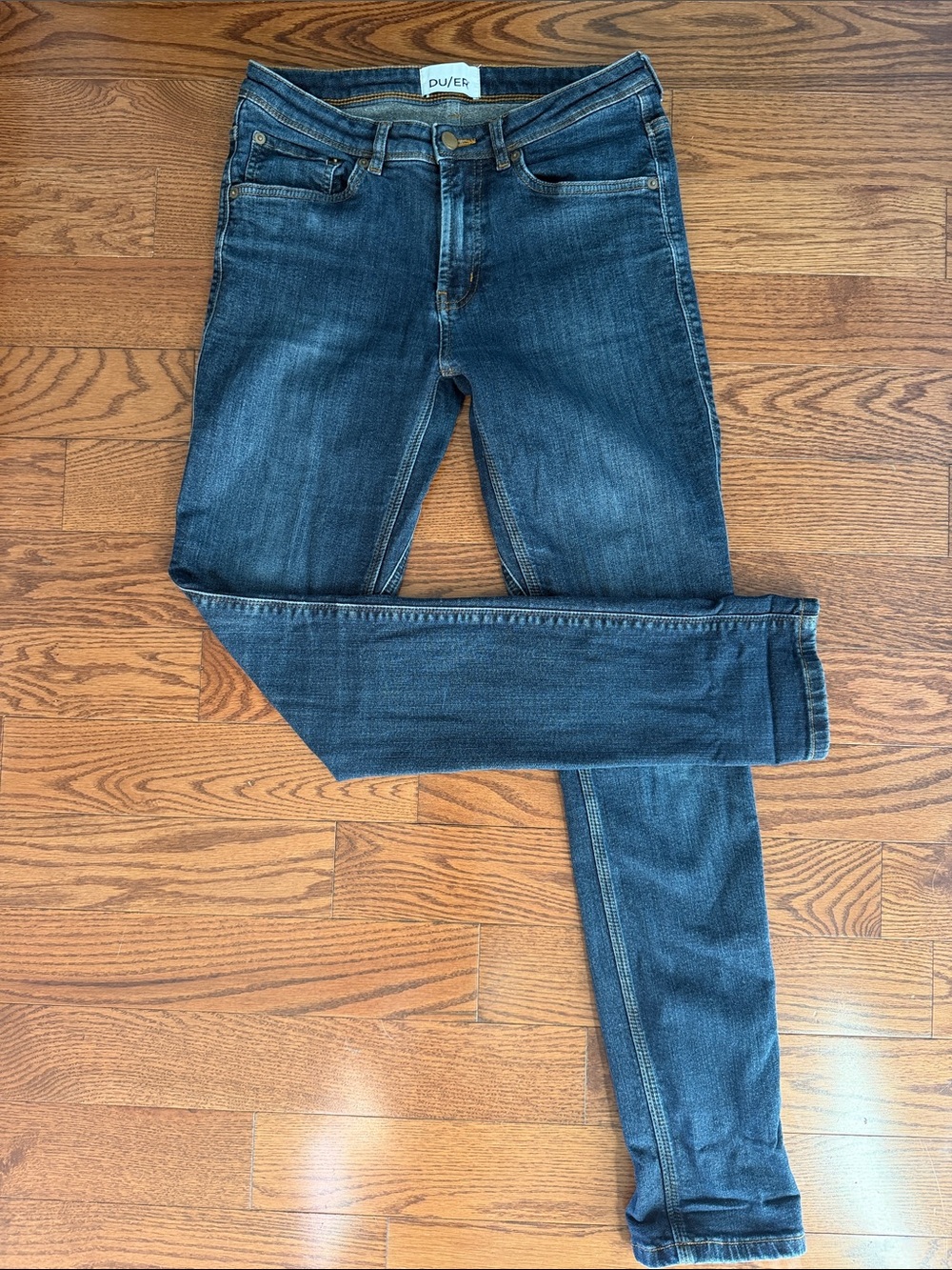 DU/ER Fireside Winter Denim Jeans Dark Wash 28x32